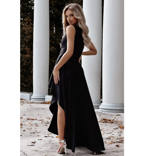 02081. ELIF gładka CZARNY